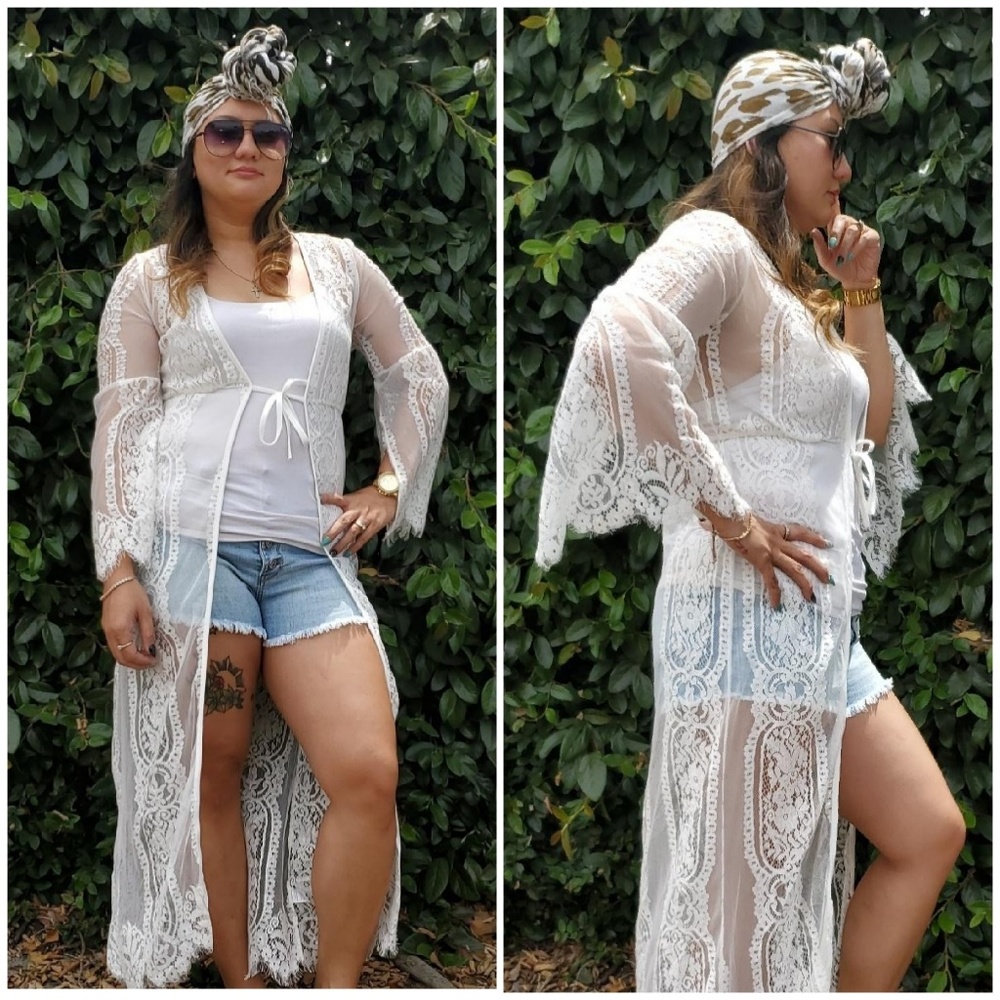 Laced cardigan